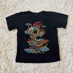 Black Dragon Graphic Short Sleeve Tee